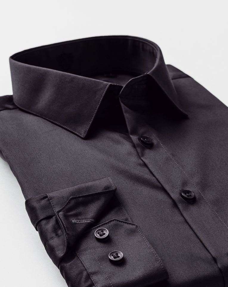 Chemise slim bleu gris