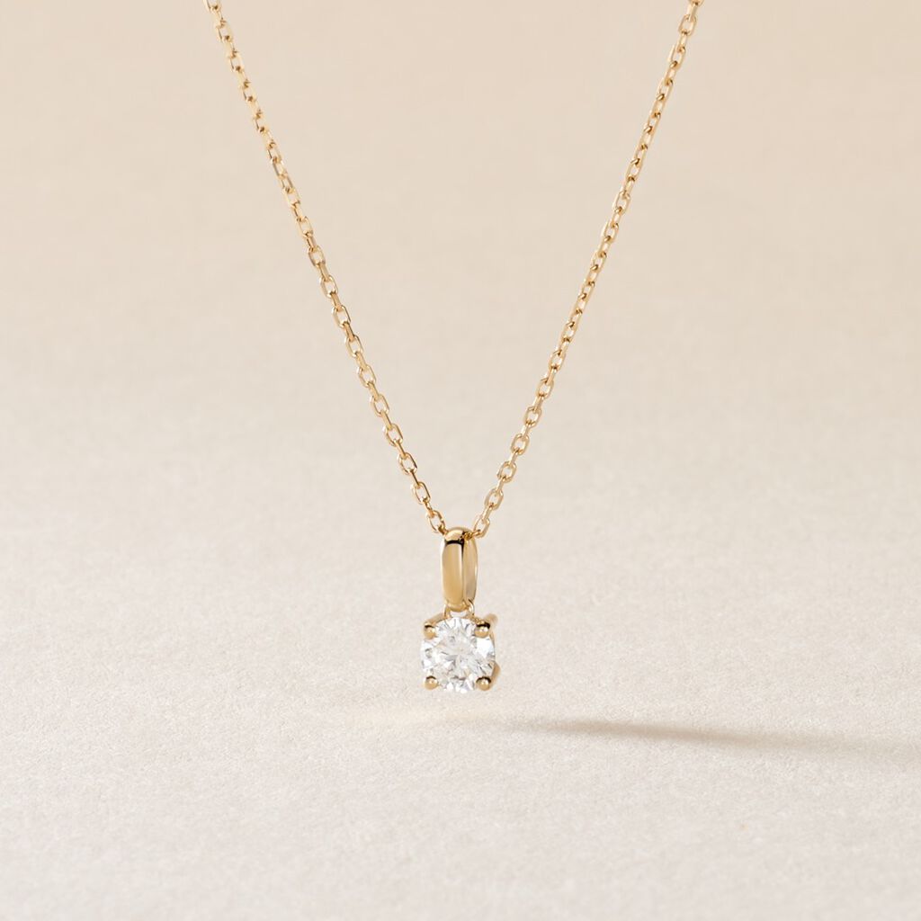 Pendentif Aphrodite Or Jaune Diamant