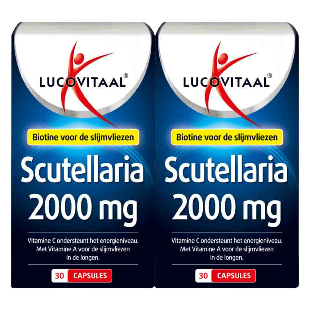2x Lucovitaal Scutellaria 2000 mg30 capsules