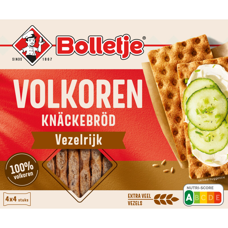 Bolletje Vezelrijk Knackebrod volkoren