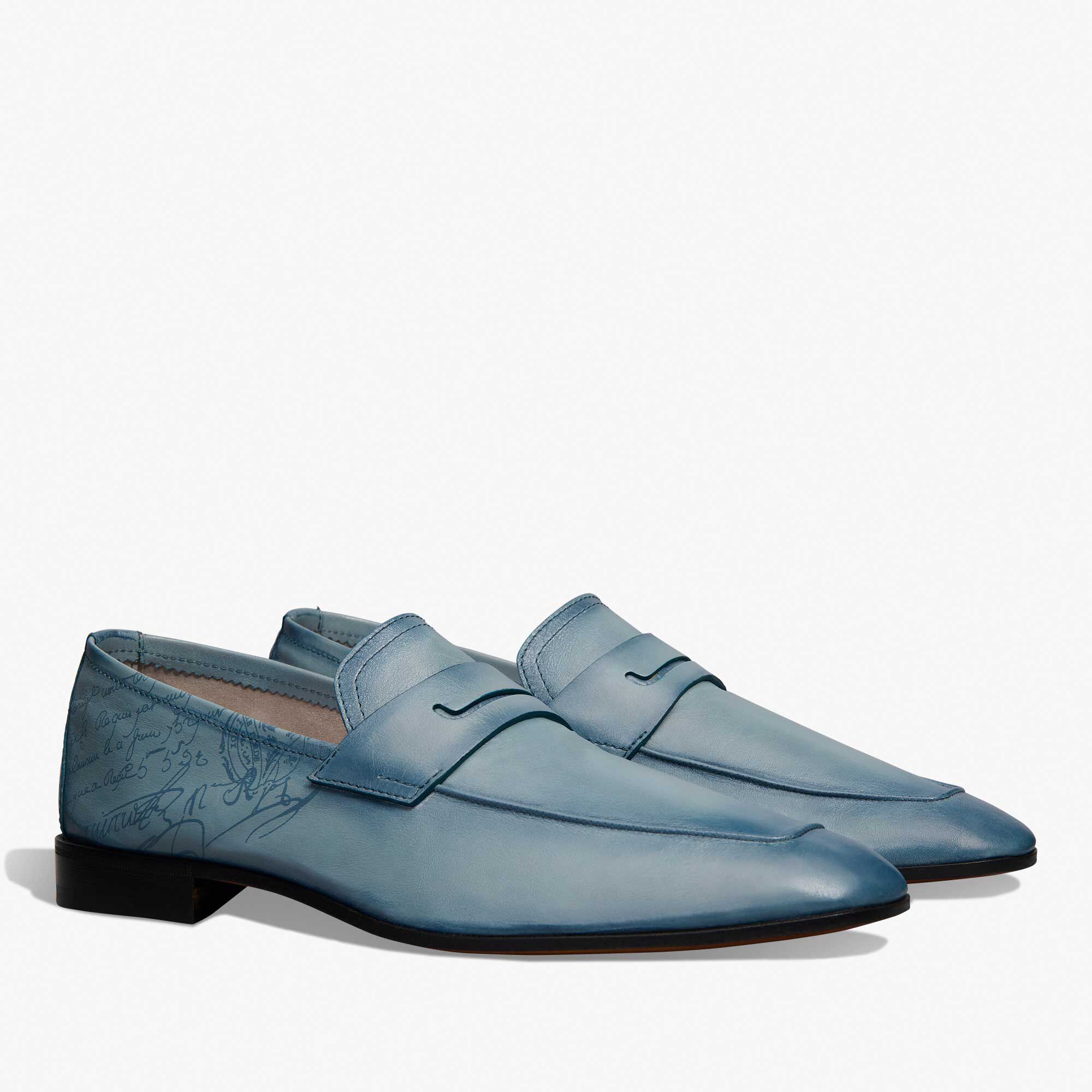 Mocassin Lorenzo En Cuir De Kangourou Scritto