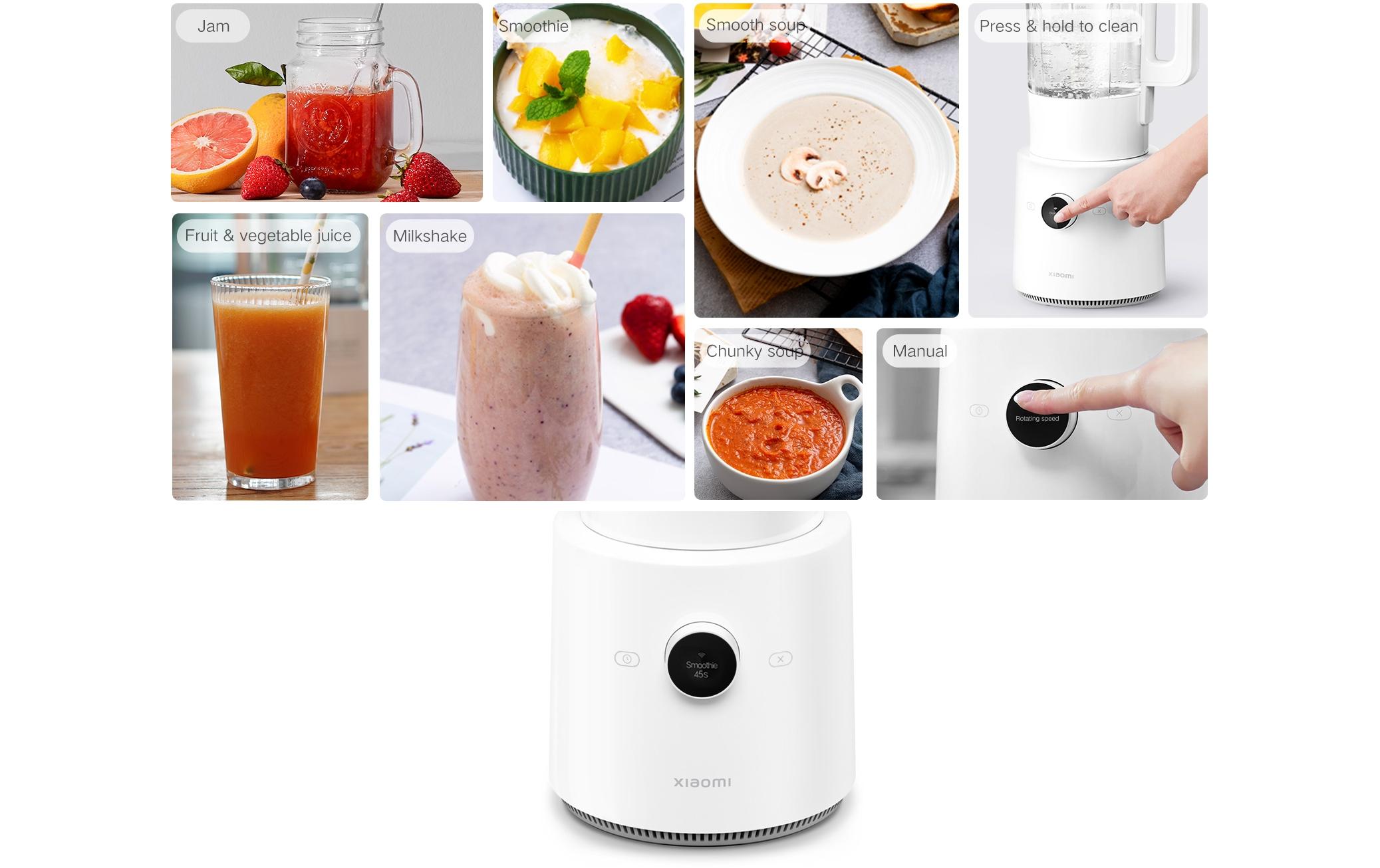 Standmixer Smart Swiss Edition Weiss<br>Blender und Entsafter