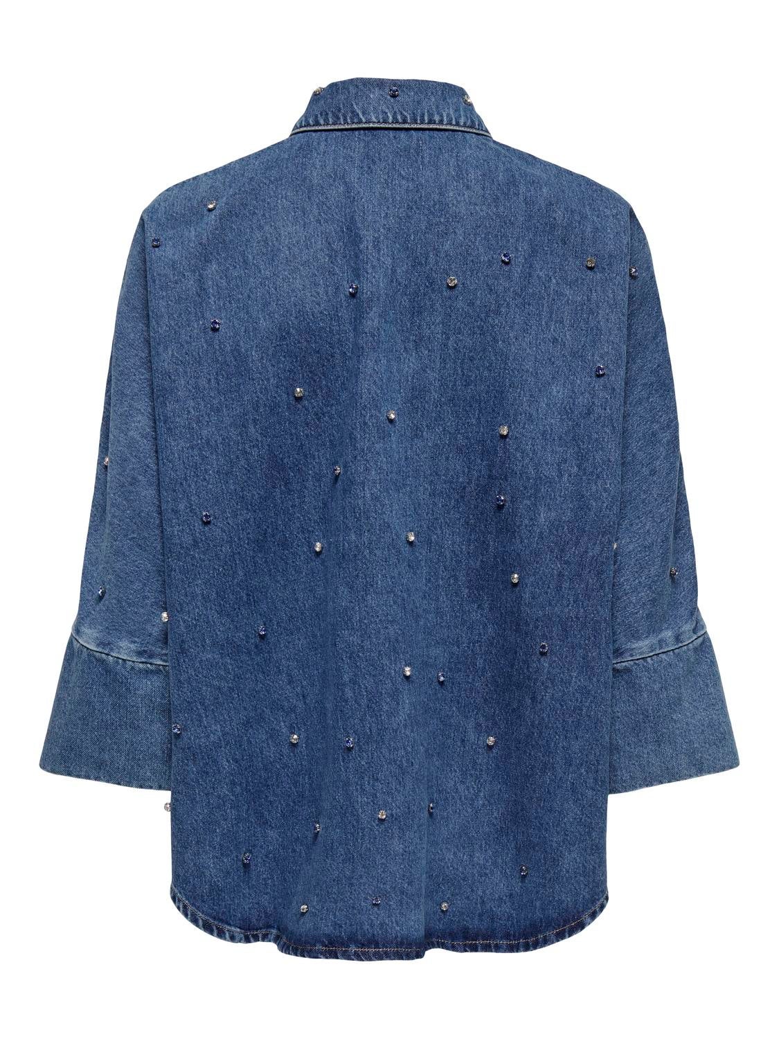 ONLGRACE Jeanshemd Medium Blue Denim