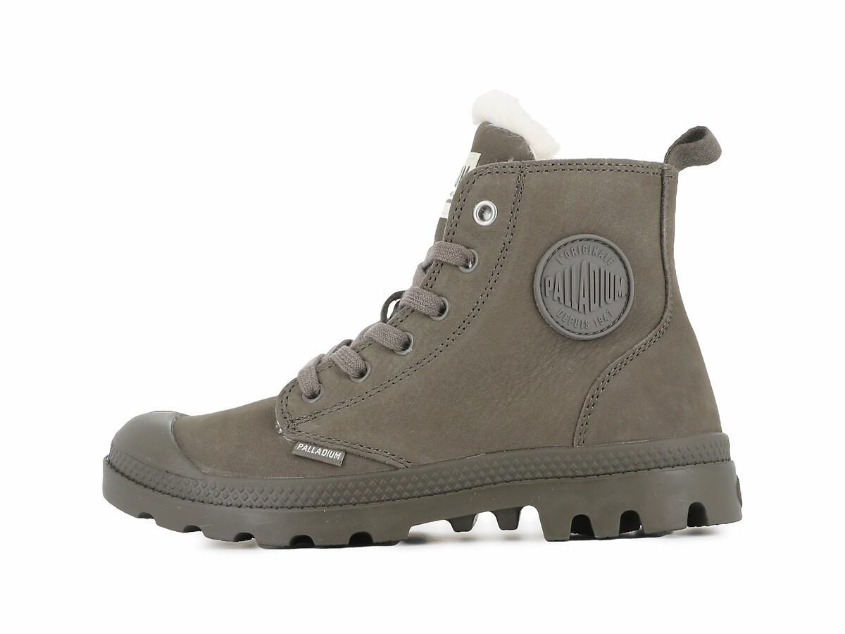 PALLADIUM<br>Tênis de couro forrado Pampa Hi Zip