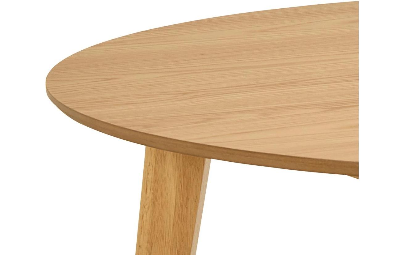 Tisch Roxby 120 x 76 cm, Braun<br>Eleganter, runder Esstisch aus Naturholz