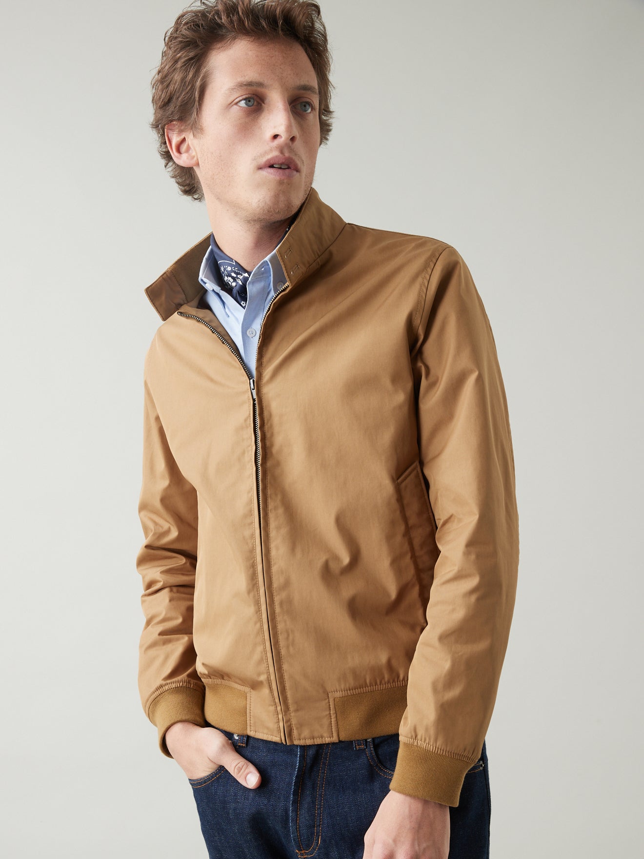 Blouson uni homme