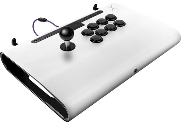 PDP Gaming Victrix Pro FS Arcade Fight Stick - spillkontroller, hvit, PS4 / PS5 / PC