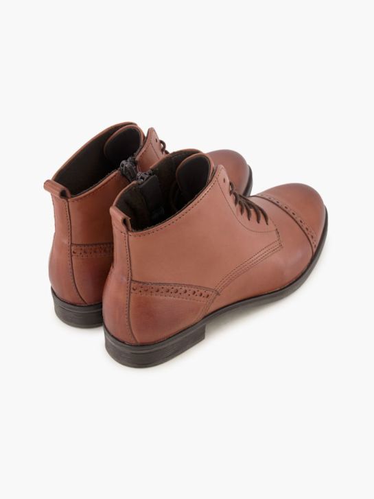 5th Avenue Schnür-Stiefelette Braun