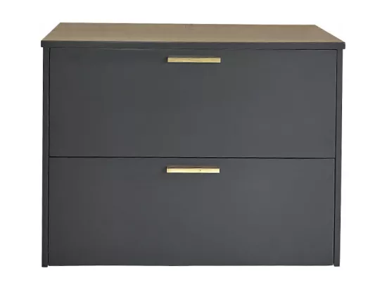 Meuble de salle de bain en acacia massif 80 cm