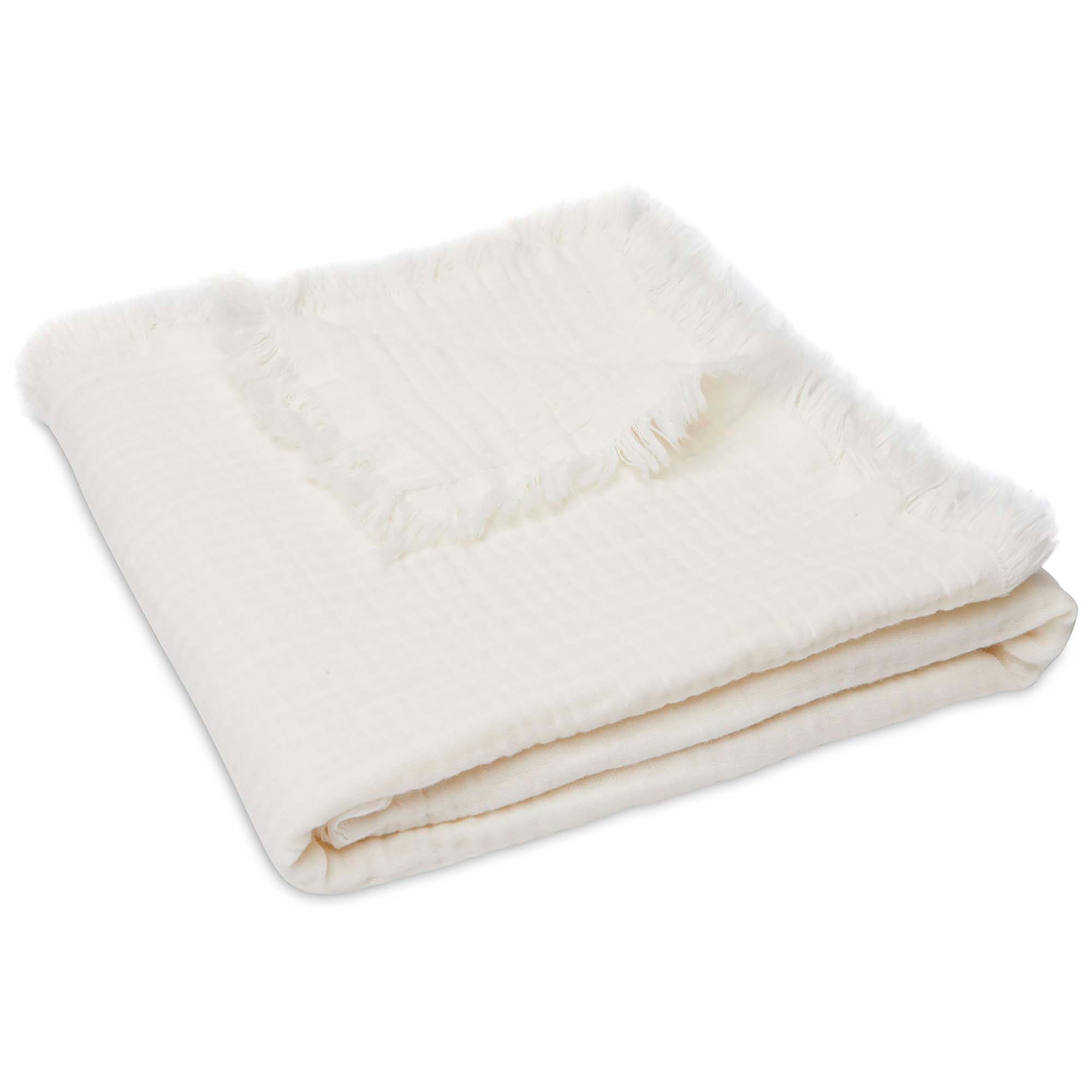 Jollein wiegdeken muslin wit