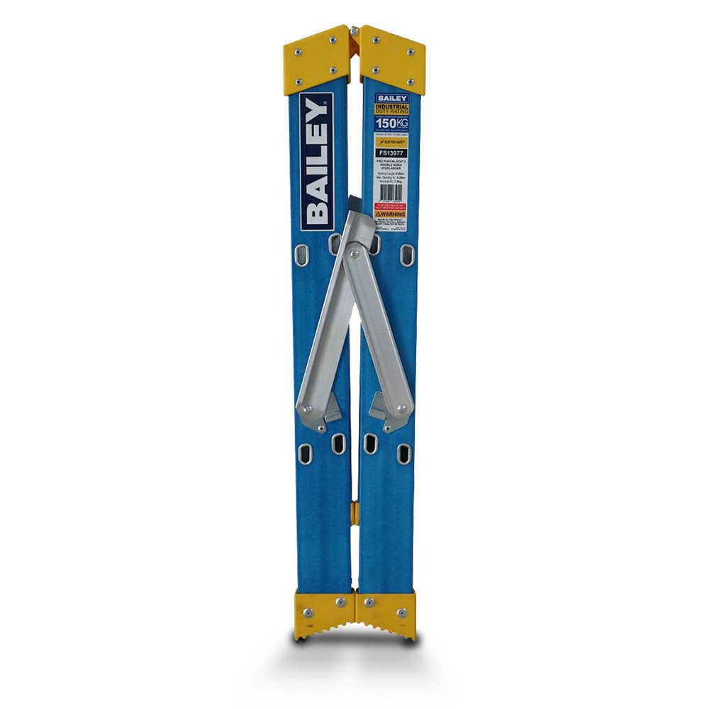 Escada de fibra de vidro dupla face BAILEY 0,9 m 150 kg Step 3 Pro FS13977