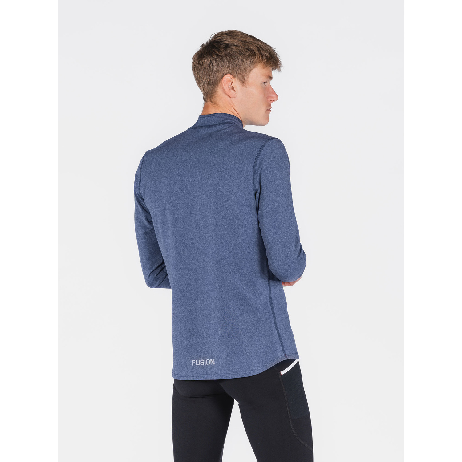 Fusion C3 Longsleeve Zip Neck Heren