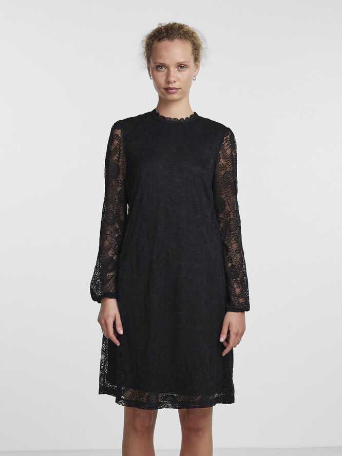 Pieces PCOLLINE LS LACE DRESS NOOS Sort