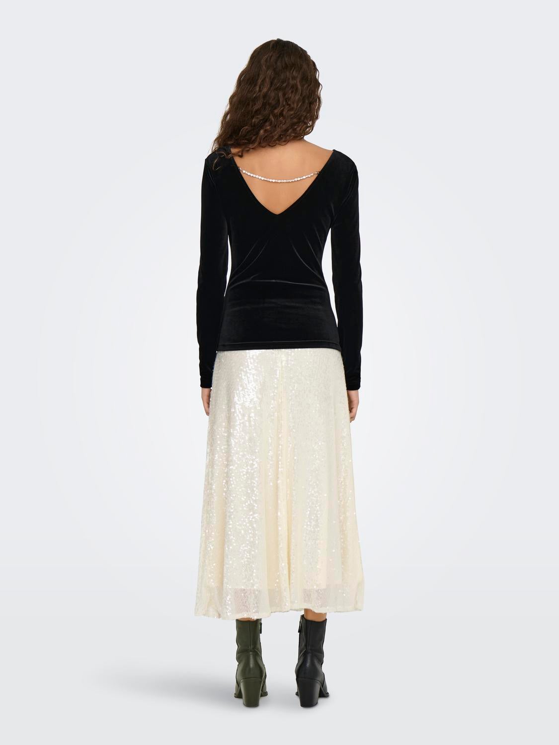 ONLSMOOTH Top Black