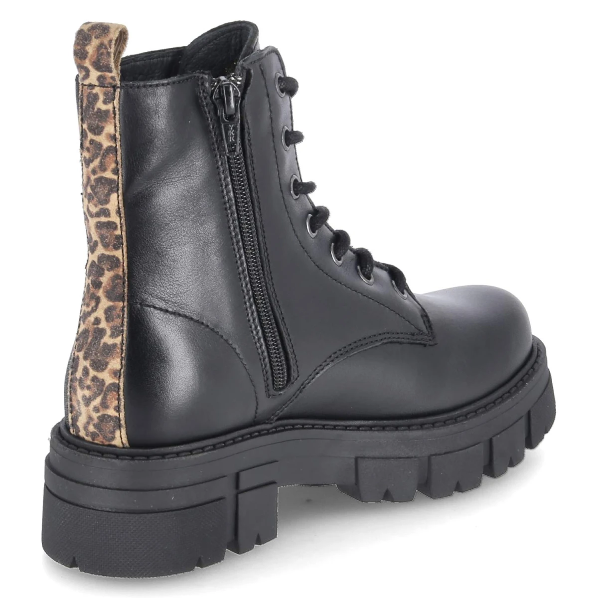 Apple of EdenSchnürboots CASTLE 1.1 - BLACK/LEO CIGAR