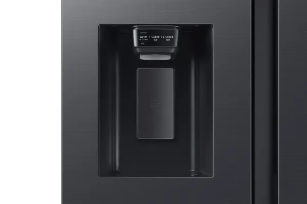 Samsung RS64DG5303B1 - Køleskab/fryser - side-by-side med vanddispenser, isdispenser - Wi-Fi - bredde: 91.2 cm - dybde: 71.6 cm - højde: 178 cm - 635 liter - Klasse E - Black DOI