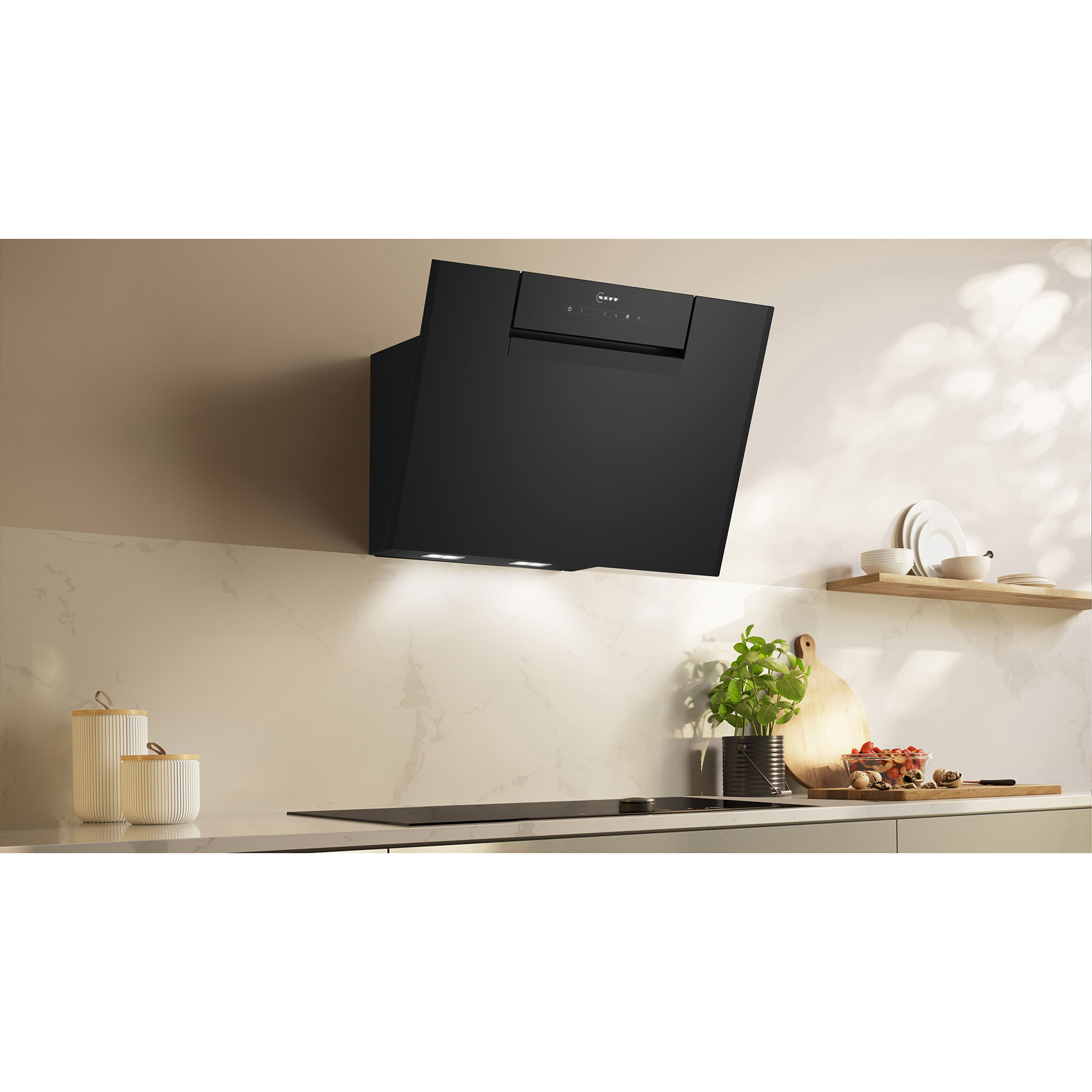 NEFF Kopffreihaube D65IFNS0 - schwarz - A+
