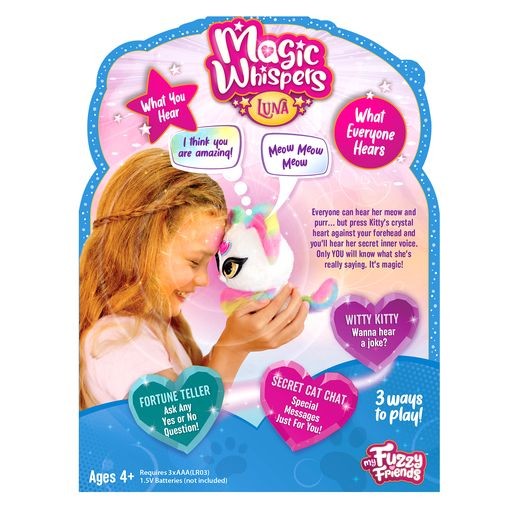 My Fuzzy Friends - Magic Whispers Kitty - Hvid