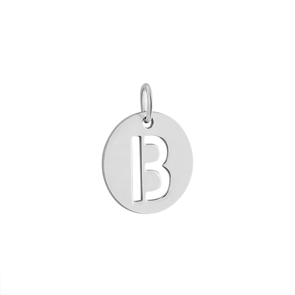 Pendentif Elio B Argent Blanc