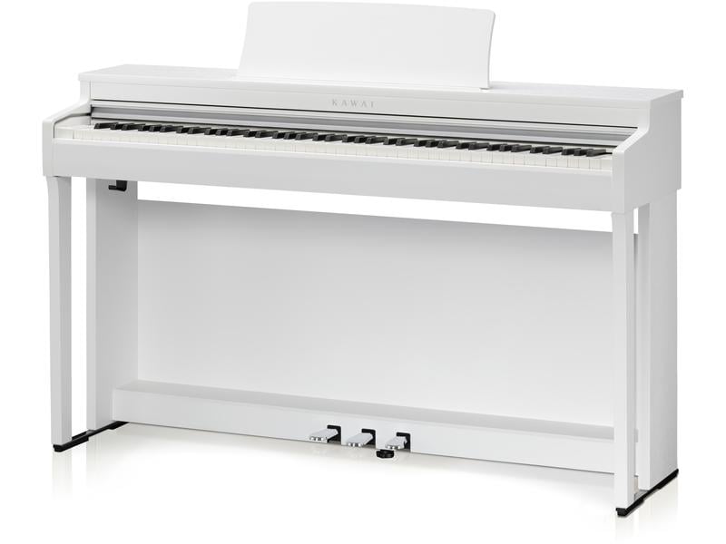 Kawai E-Piano CN-201 – Weiss Digitalpiano mit Bluetooth-MIDI-Konnektivität und integrierten Lern- und Aufnahmefunktionen
