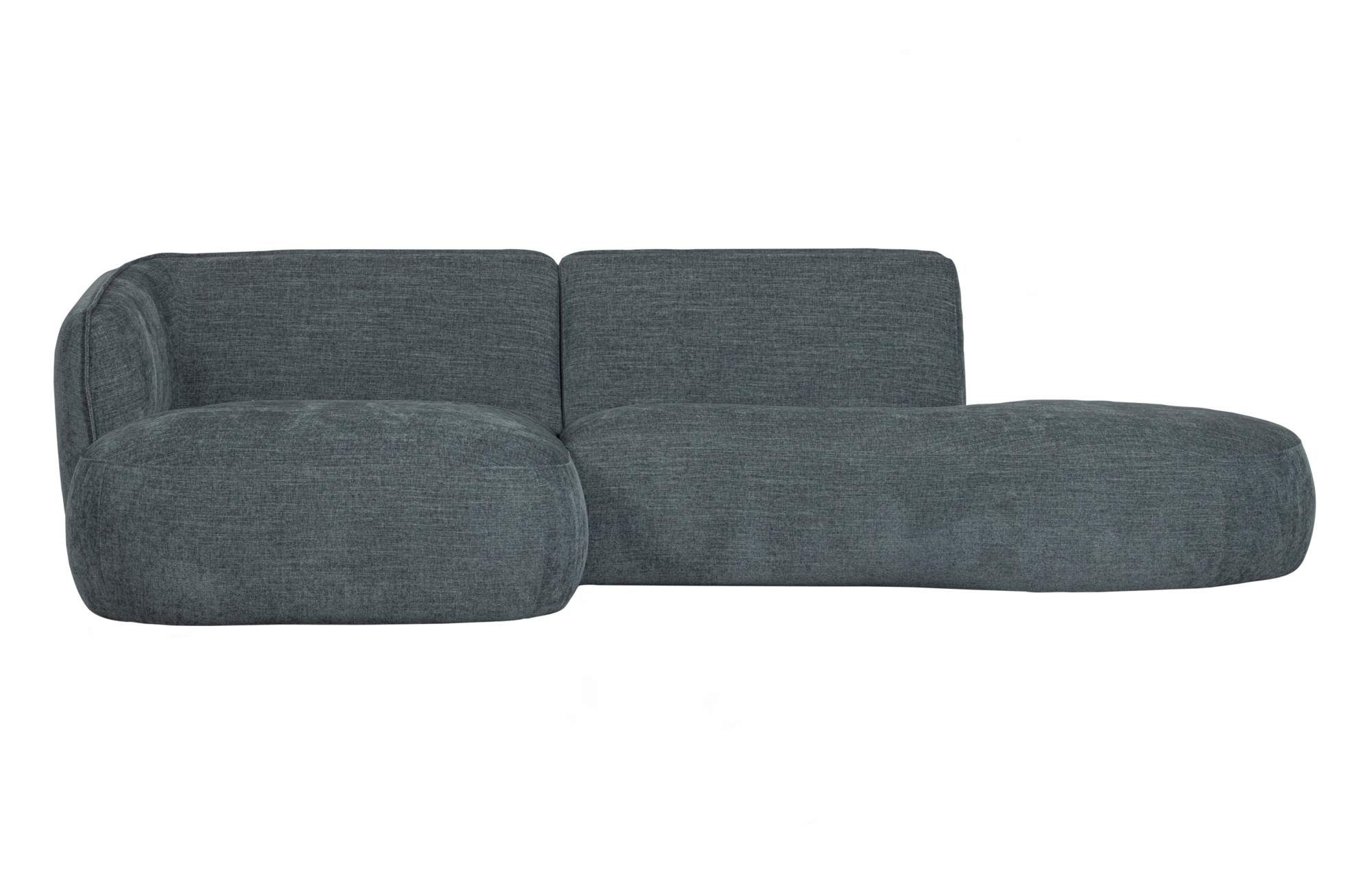 WOOOD Exclusive chaise longue Polly links Polly chaise longue links - Blauw/Groen