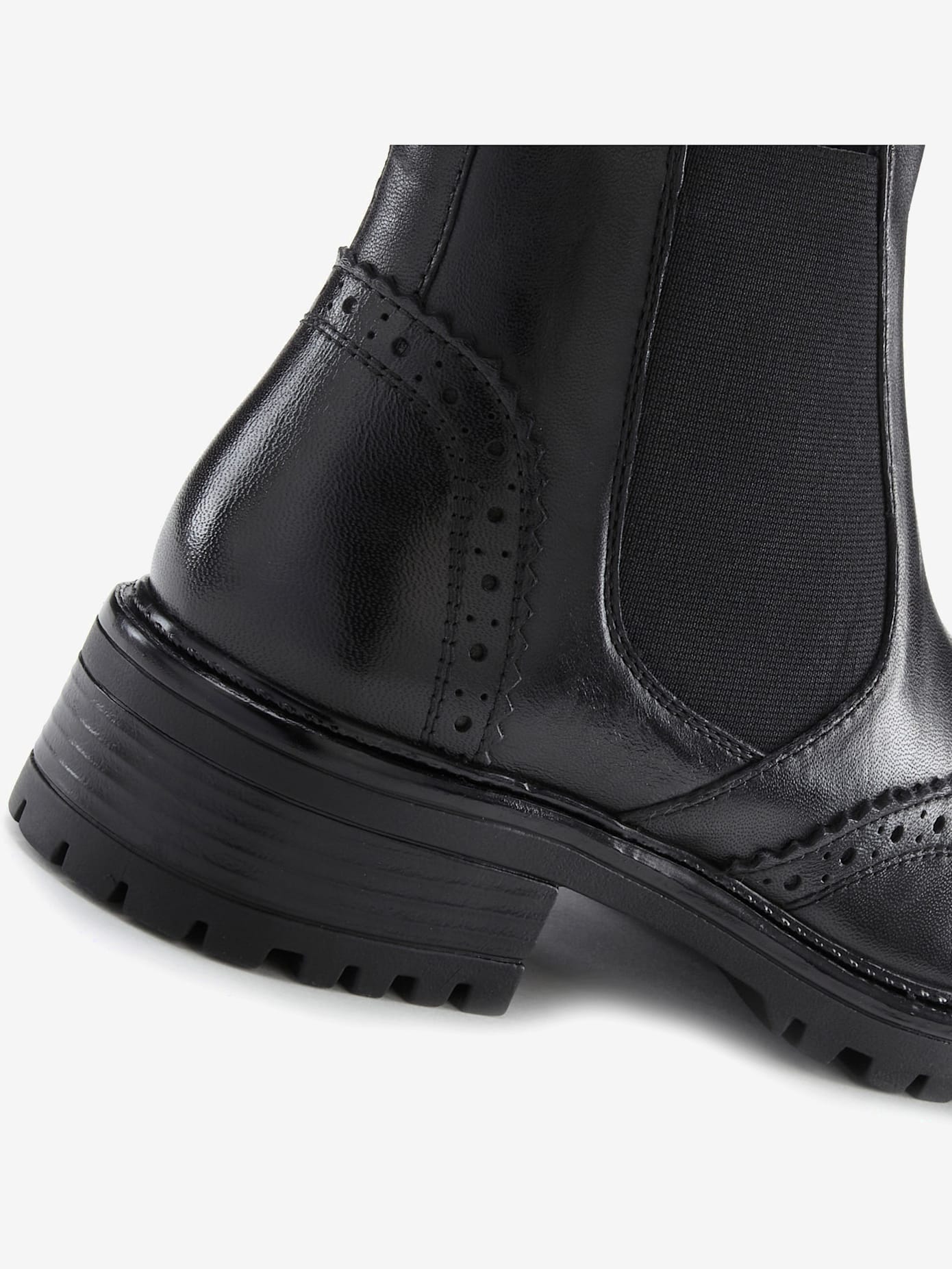 Bottines chelsea en cuir de qualité