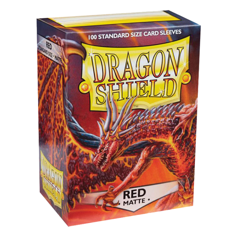 100 Dragon Shield Matte : Red