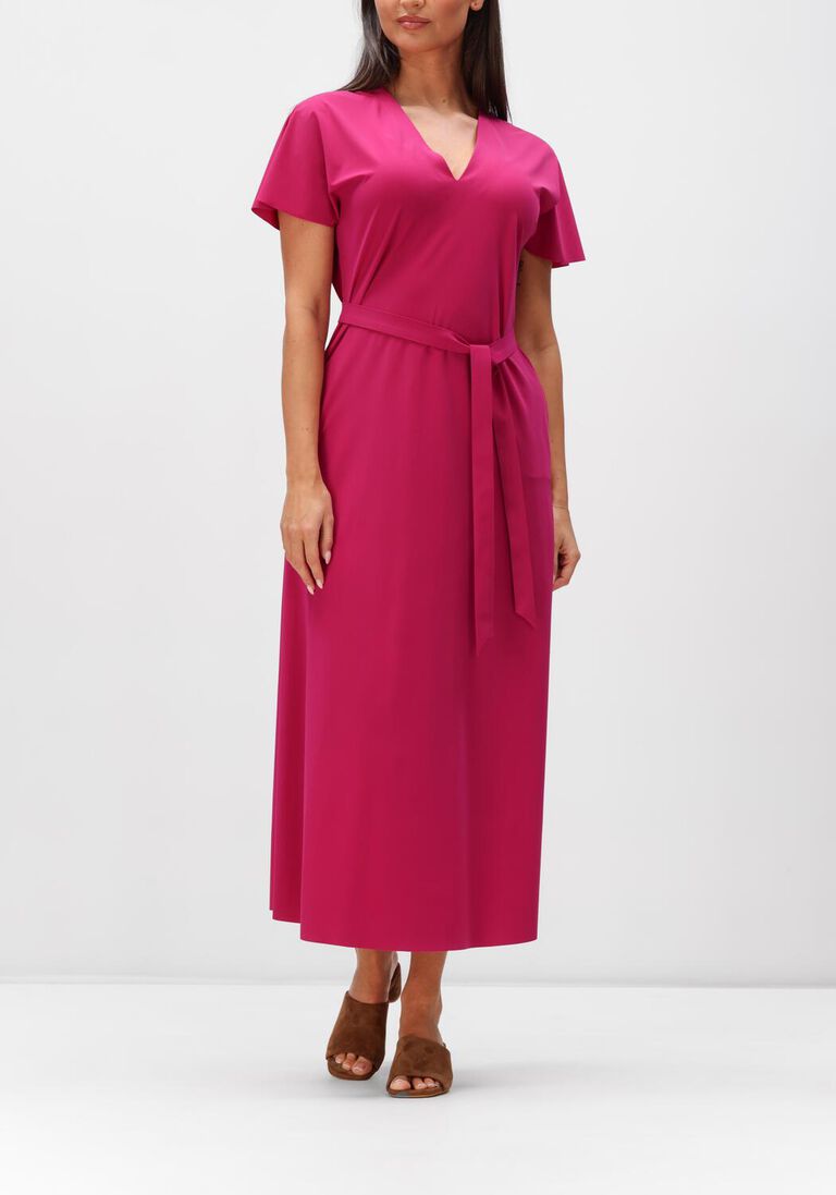 fuchsia japan tky midi jurk yukijura