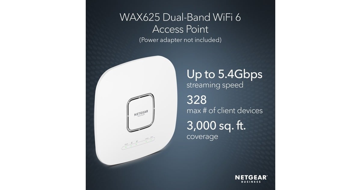 NetgearWAX625-100EUS access point