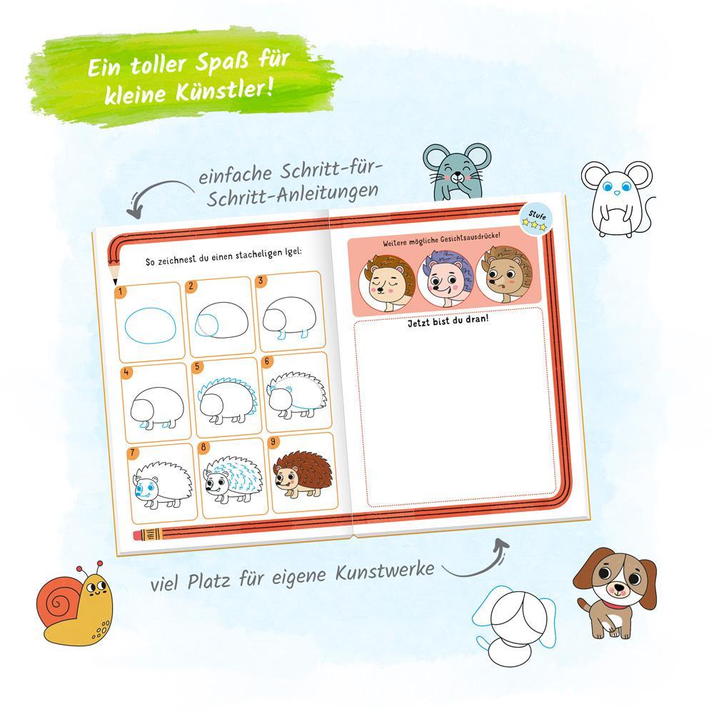 Trötsch Malbuch Meine erste Tiermalschule Hund