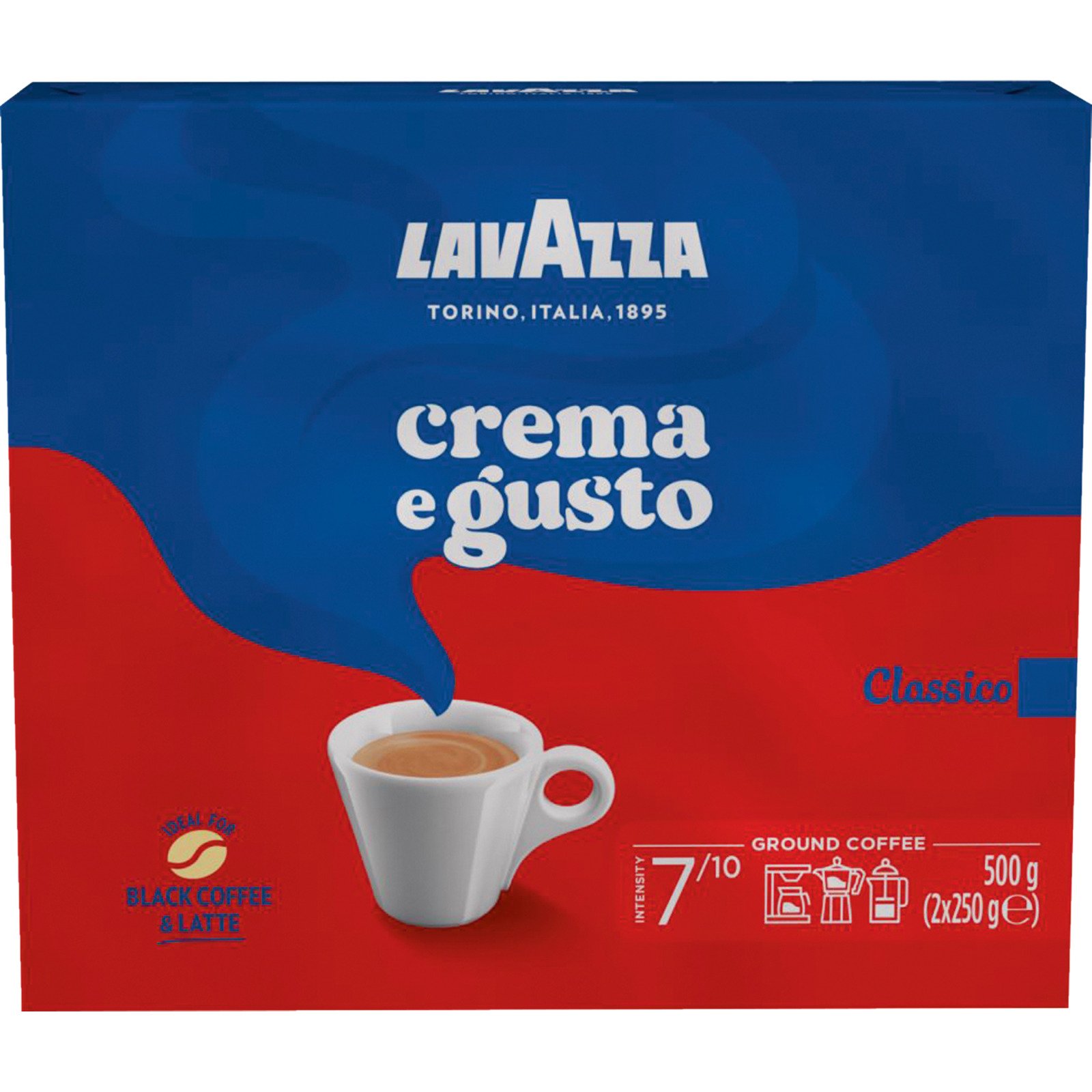 Lavazza Crema Gusto 2 x 250 g gemahlen