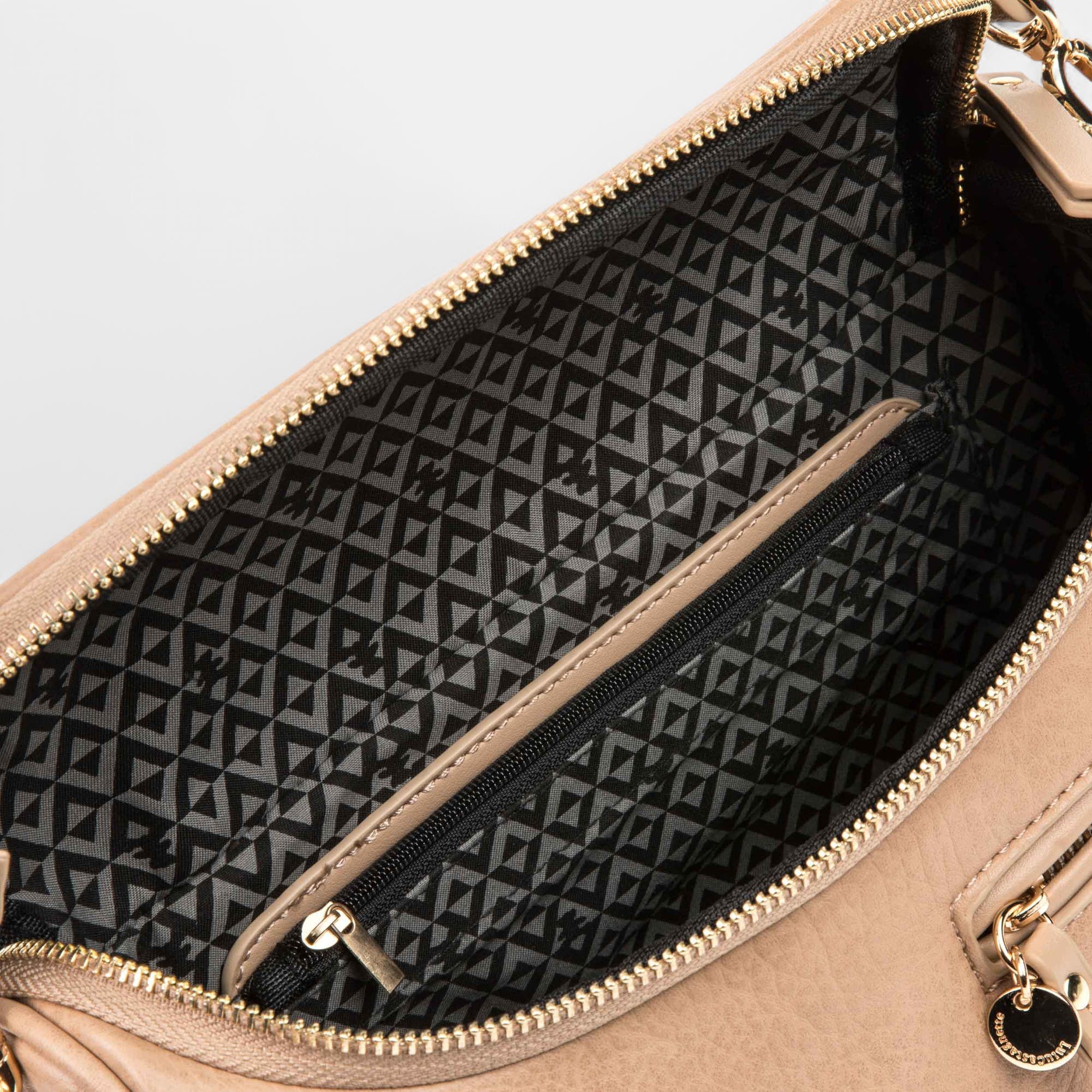 Sac à main beige