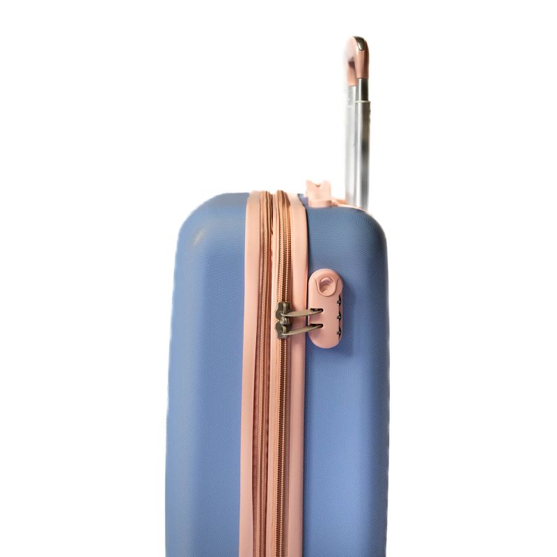 Valise cabine rigide Summer Bicolore extensible 55 cm Purple Pink