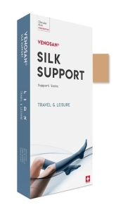 VENOSAN SILK A-D Support Socks M beige, 1 Paar