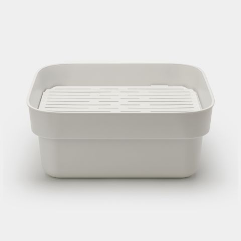 Afwasbak met Droogrek SinkSide - Light Grey