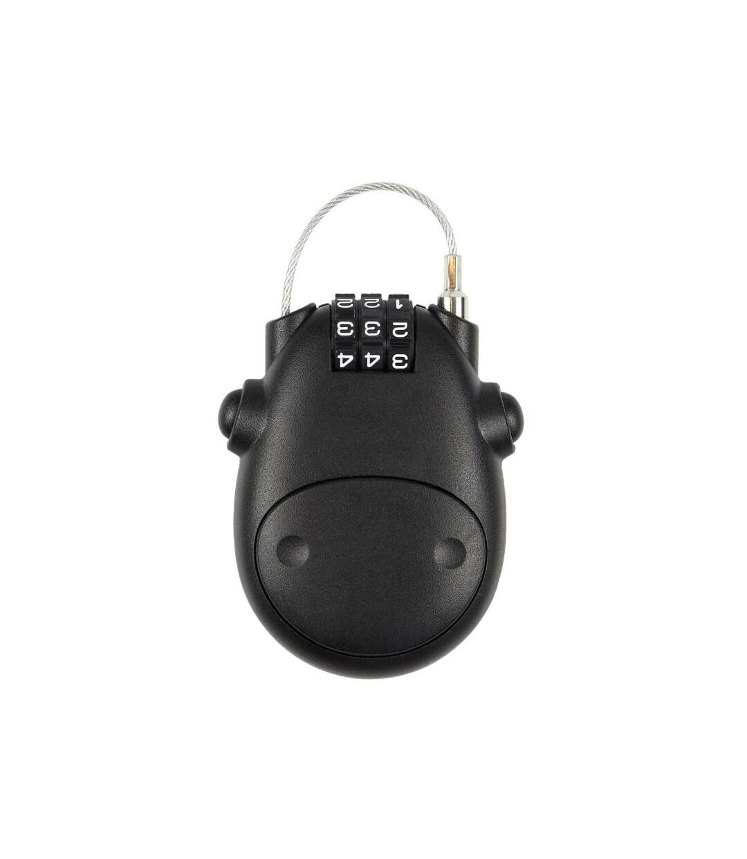 Paris Prix - Cadenas Extensible Avec Code valise 7cm Noir