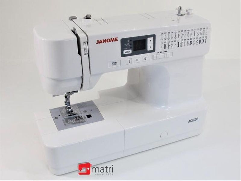 Janome M30A - Naaimachine - Compact - 30 Naaiprogramma's - LCD-display