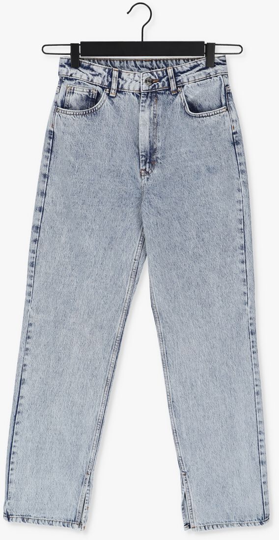 GESTUZ blauwe gestuz straight leg jeans tanergz hw 90's straight slit jeans