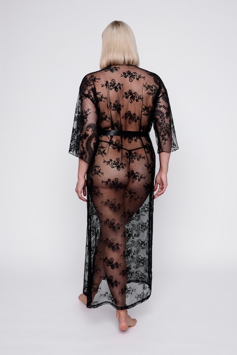 Kimono, Spitze, wadenlang