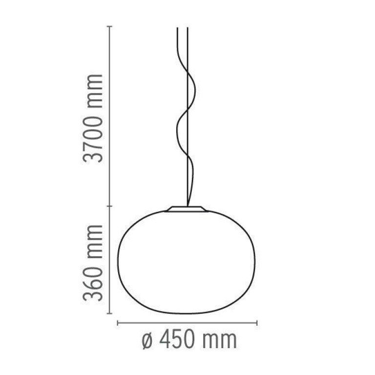 Flos Glo-ball S2 hanglamp Ø45