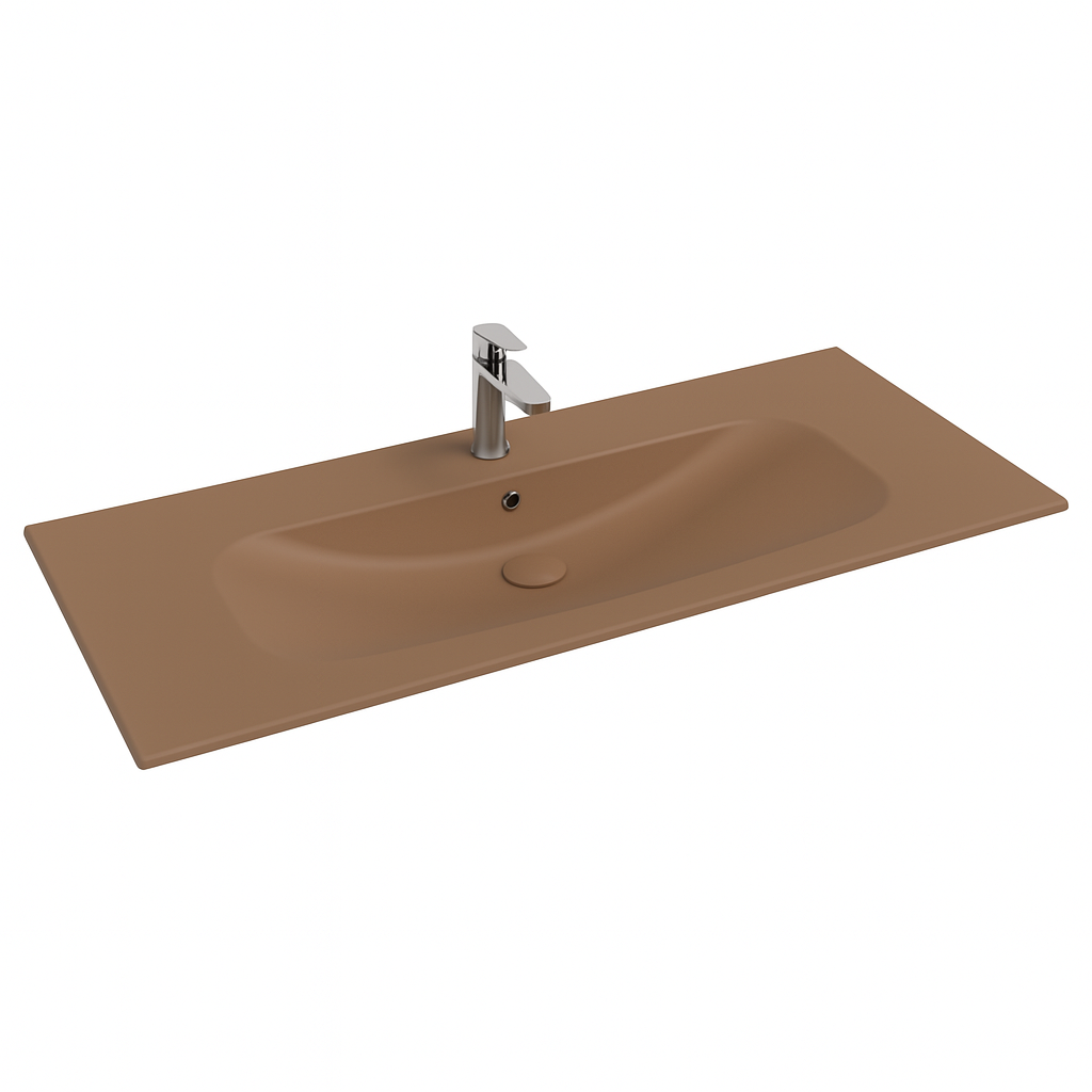 Isvea Infinity wastafel 120x50cm taupe