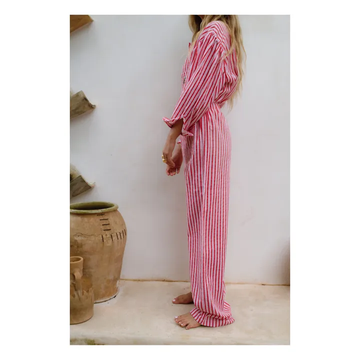 JoSephine Pantalon Bellini Rayures | Rouge