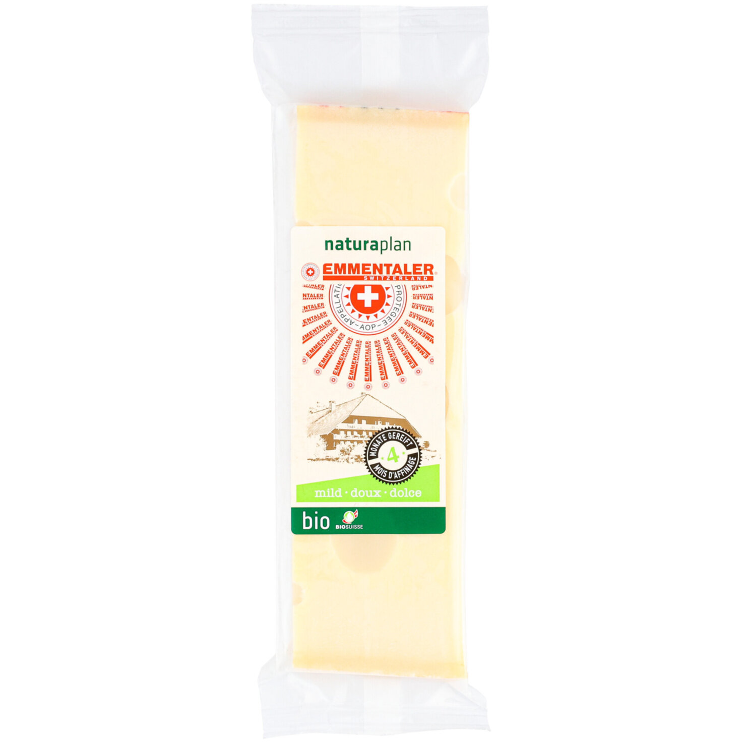 Naturaplan Bio Emmentaler mild ca. 200g -