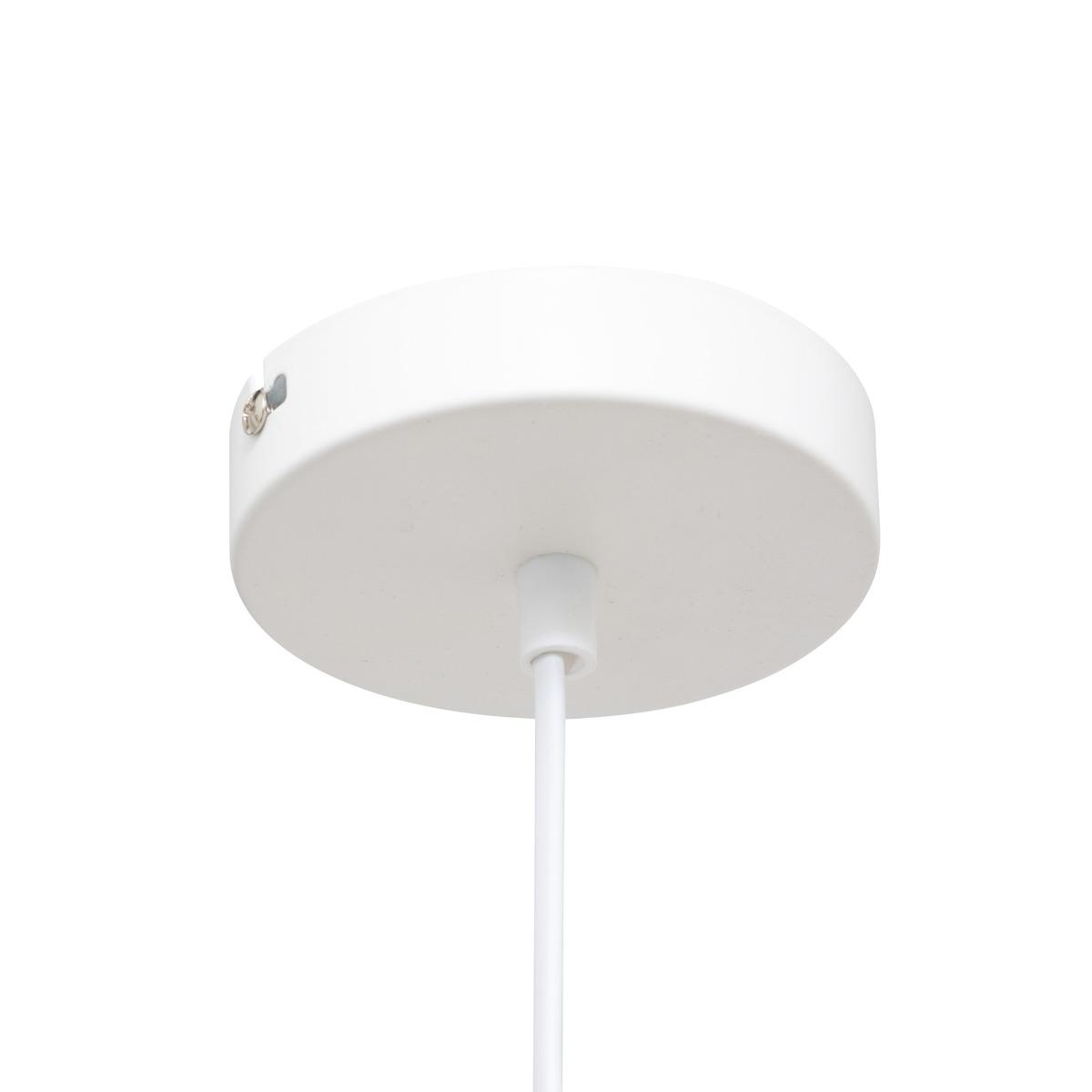 SUSPENSION VERRE TRAVIS BLANC D.25CM