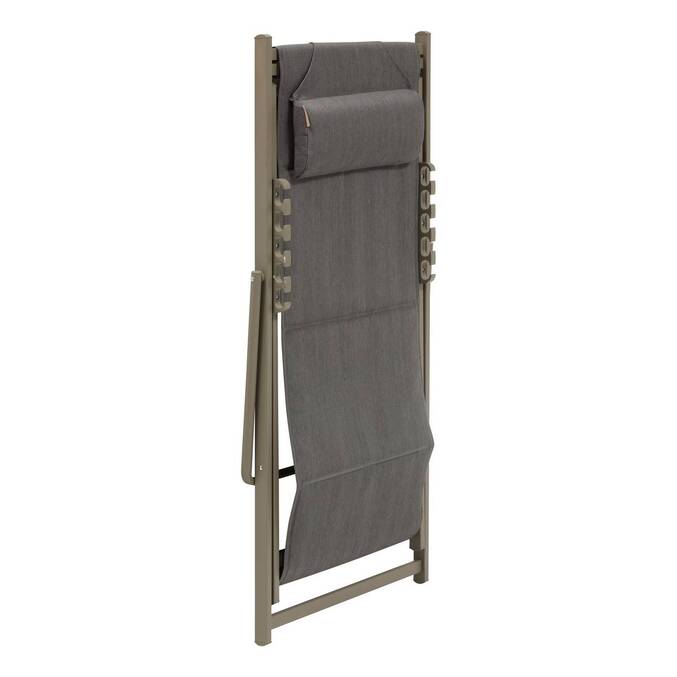 Chilienne de jardin pliable LUNIVIA Café