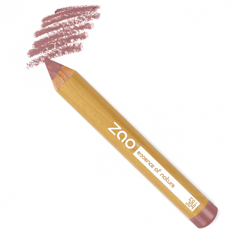 Zao Crayon jumbo lèvres et joues 584 Bois de rose