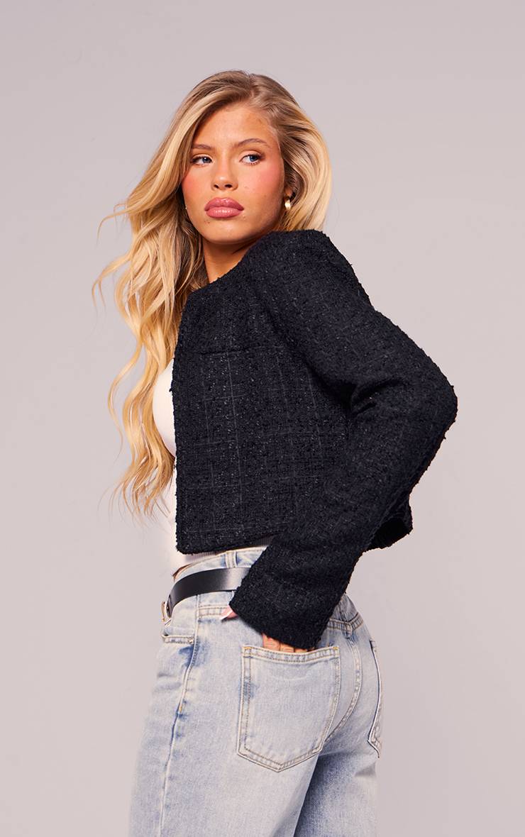 Veste Courte En Tweed