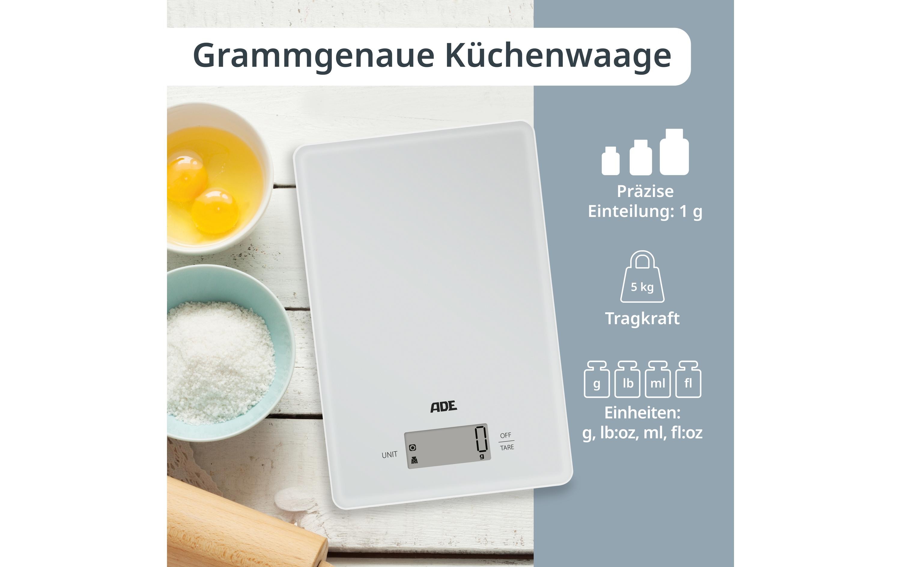 Küchenwaage Julia HellgrauDigitale Küchenwaage