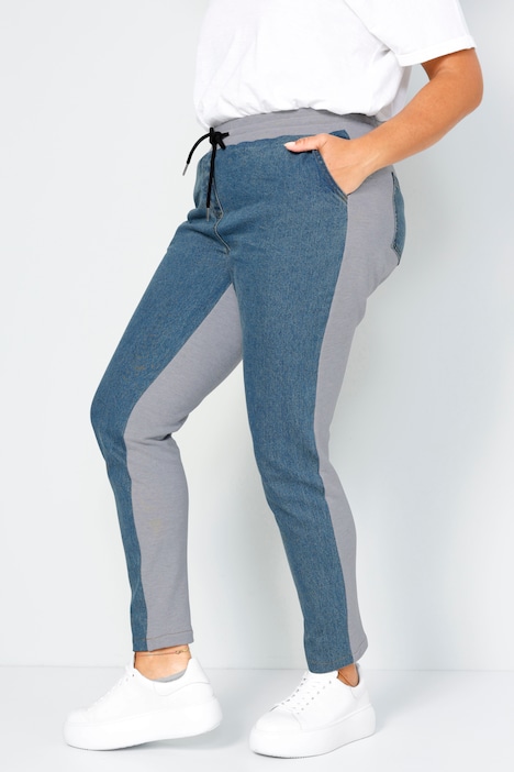 Joggpants, Slim Fit, Jersey-Rückseite, Elastikbund