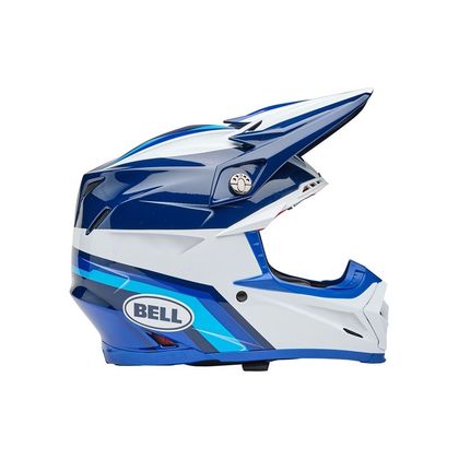 Casque cross Bell MOTO-9S FLEX MERCHANT 2025 - Bleu / Bleu